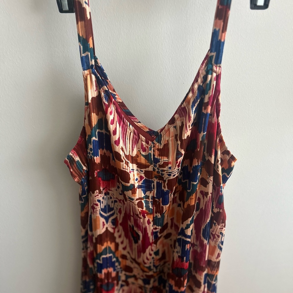 Multicolor unique Sleeveless Maxi Dress - Picture 10 of 10